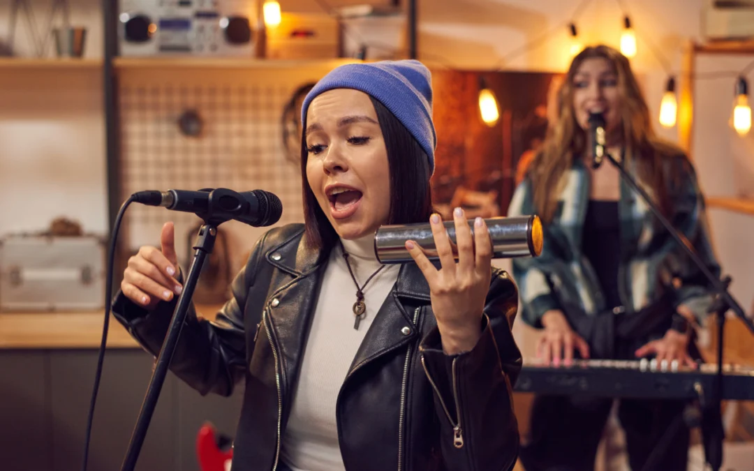 Women in Addiction Recovery participating in Music Therapy for Mental Health